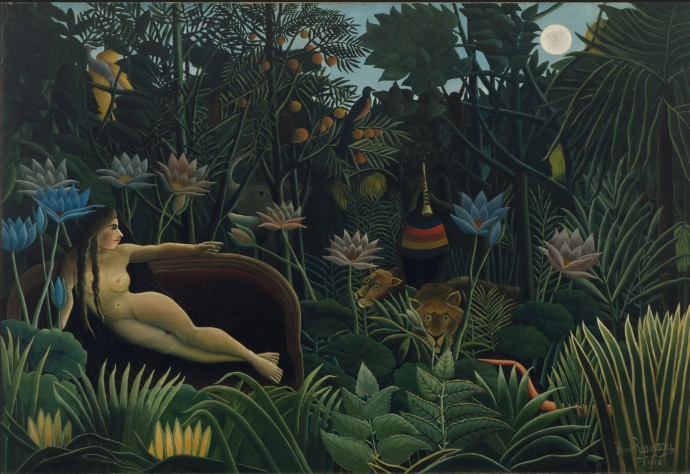 <ul><li><p><span>The Dream, Rousseau’s last completed work, 1910</span></p></li></ul><p></p>