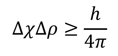 <p>There is uncertainty in the position of an electron in an atom. </p><ul><li><p>One can only speak of the probability of finding the electron in a volume within the atom.</p></li></ul><p></p>
