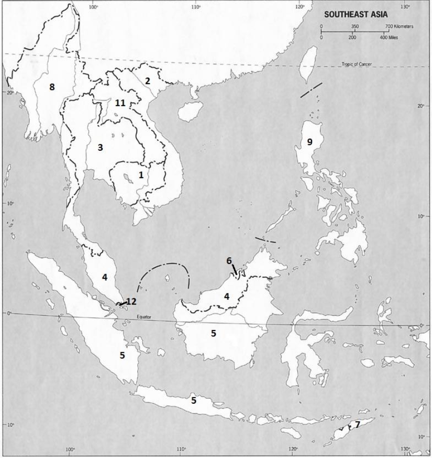 <p>What Country is Number 11</p>