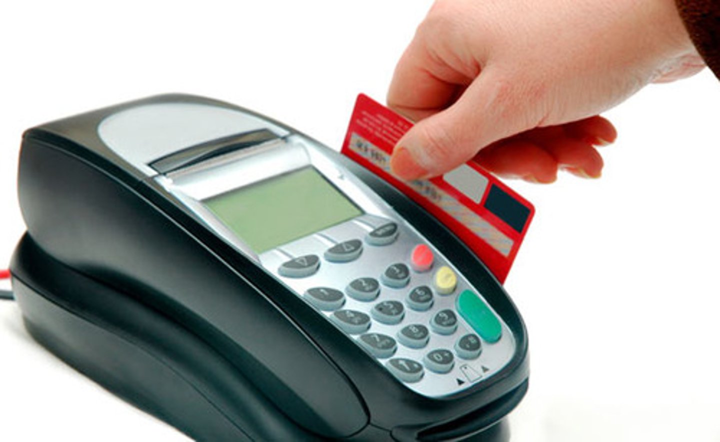 <p>to pay with a credit card</p>