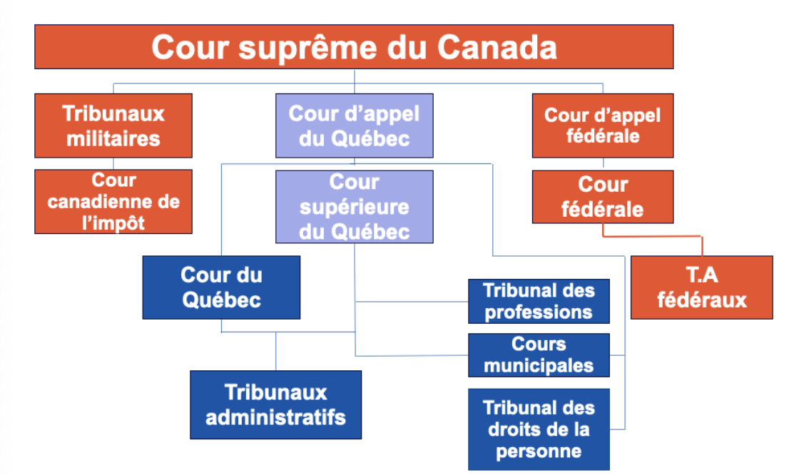 <p>Cours supérieur du QC </p>
