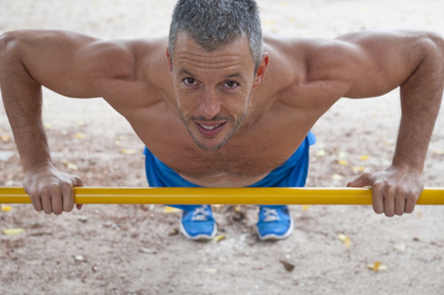 <p>to do push-ups</p>