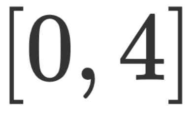 Closed intervals (intervals that include both endpoints)