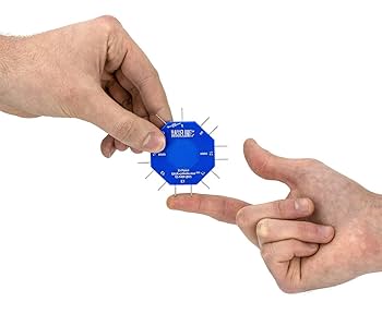 <p>a non-invasive test of tactile senses that measures the minimum distance at which two points can be perceived as separate; applied stimuli to the skin while the patients vision is blocked</p>