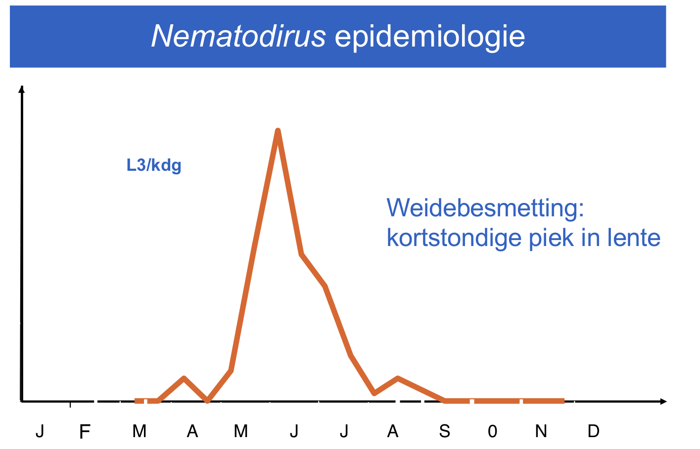 * Lange (late) koudeprikkel, gevolgd door warm weer.
* Lammeren op een wei waar vorig jaar ook lammeren stonden. 
  * Enkel lammeren zijn gevoelig (immuniteit). 
* Lammeren oud genoeg om gras te eten (**6-12 weken**) 
* Co-infecties (coccidiose): zelfde leeftijd 
* Stress (drielingen, 'lapmoeder', oude of jonge ooi, ...)