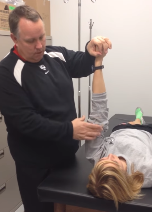 how to test the serratus anterior 
