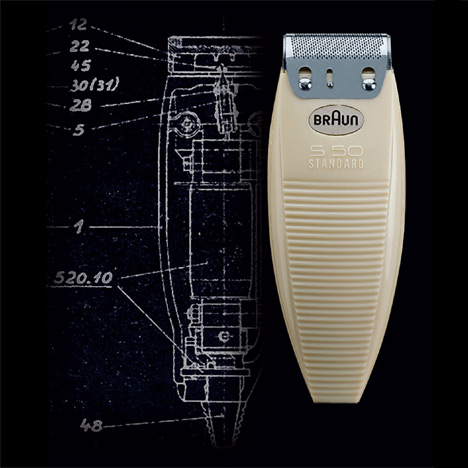 <p>What was the Braun electric razor of 1950?</p>