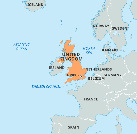 <p>Industrial Revolution, British Empire (world’s largest), Enlightenment thought, and colonization.  Consists of 4 countries: England, Wales, Scotland, Northern Irland</p>