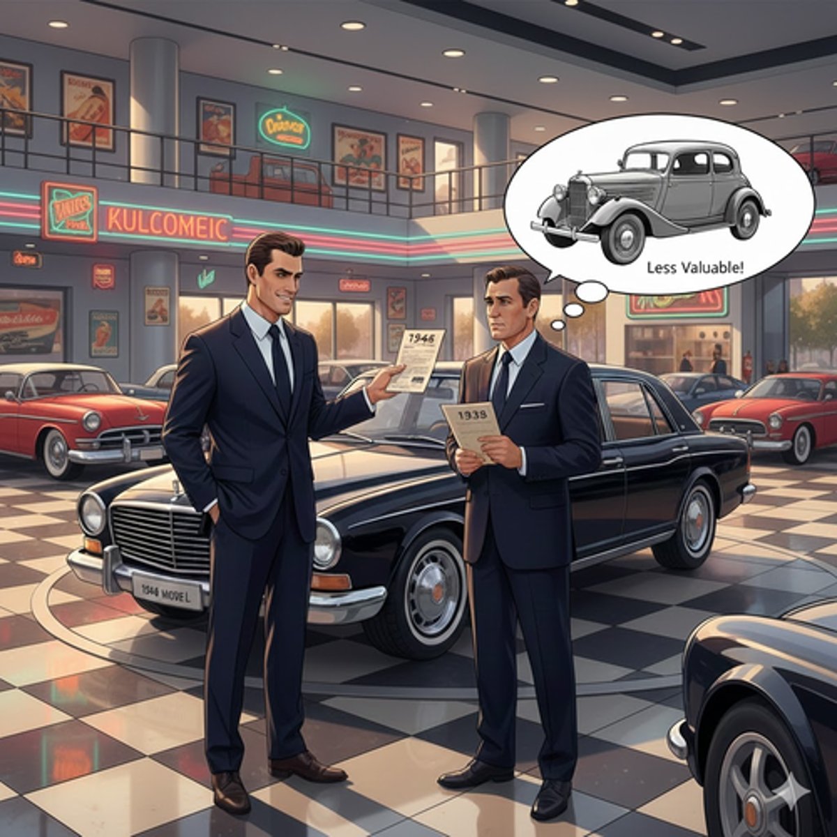 <p>Chapter: Vitiating Elements: Misrepresentation (Misrepresentations vs Warranties)</p><p>Facts: D sold car mistakenly registered in 1948 to W who later found out it was registered in 1938 and thus worth less.</p><p>Principle: A warranty must be distinguished from an innocent representation. Since the seller did not guarantee the accuracy of the document, it was a mere representation (information to induce purchase)</p>