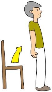 upward, backward