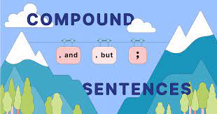 <p>contains two independen clauses joined by a coordinating conjuction or by a semicolon</p><p>ex: I like blue, but she likes red.</p>