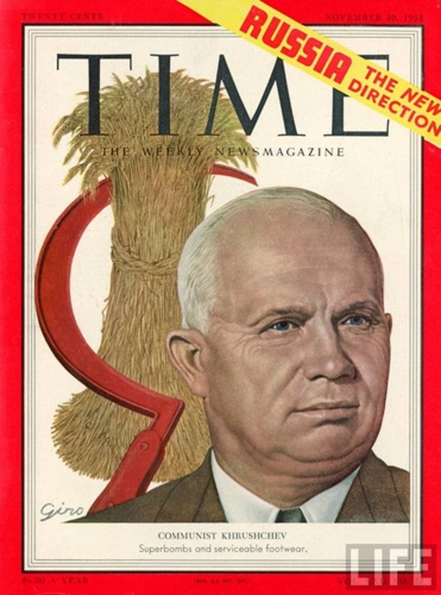<p>Ruled the USSR from 1958-1964; lessened government control of soviet citizens; sought peaceful coexistence with the West instead of confrontation</p>