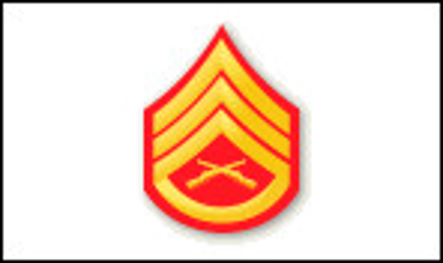 <p>Three stripes, one rocker, and cross rifles E-6</p>