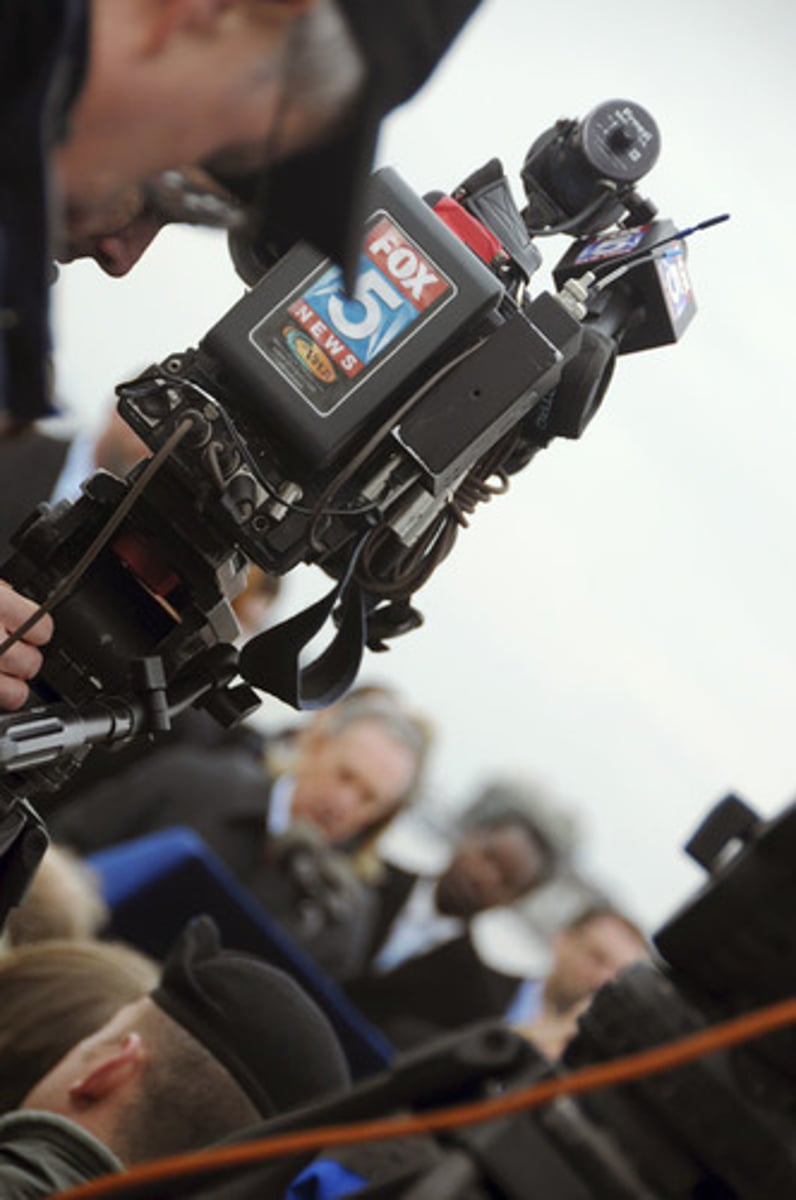 <p>high quality portable, shoulder mounted field production camera that must be connected to an external video recorder</p>