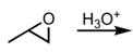<p>Acid-catalyzed Ring Opening of Epoxides (Nucleophile attacks more substituted side)</p>