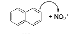 <p>Draw the mechanism of the formation of 2-nitronaphthalene. Show the relevant resonance structures.</p>