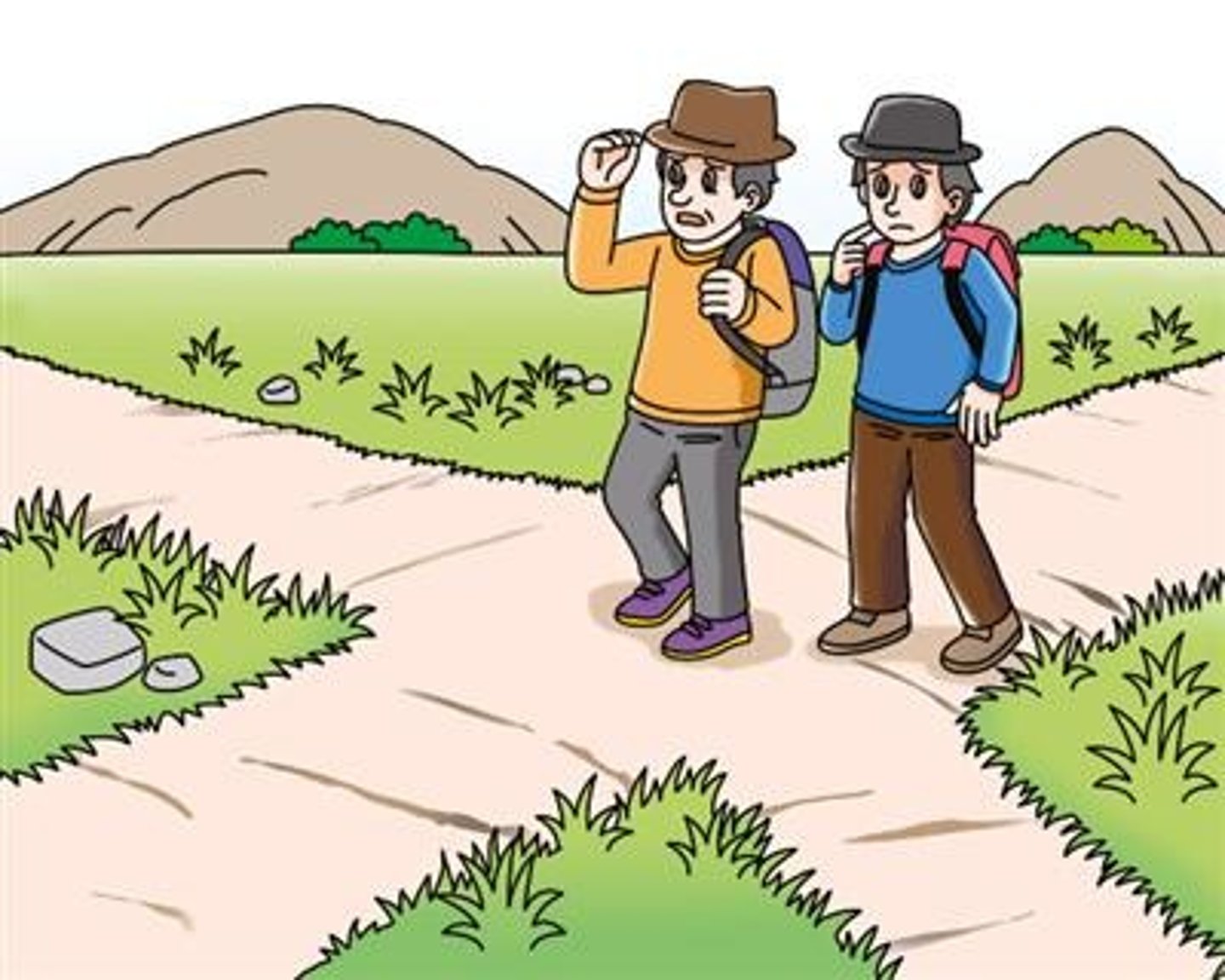 <p>to stand in front of someone, so that they cannot go past</p>