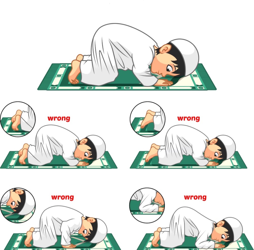 <p>Prostration during prayer</p>