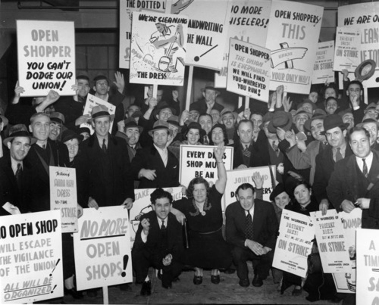 <p>A business-oriented approach to worker relations popular among firms in the 1920s to defeat unionization. Managers sought to strengthen their communication with workers and to offer benefits like pensions and insurance. They insisted on an "open shop" in contrast to the mandatory union membership through the "closed shop" that many labor activists had demanded in the strike wave after World War I.</p>