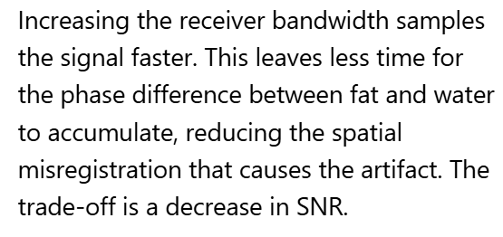 <p>A. Receiver bandwidth should be increased</p>