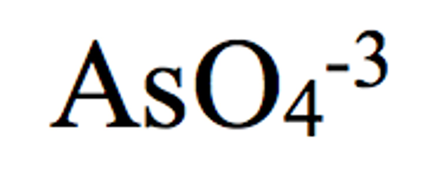 <p>Polyatomic Anion (-3 Charge)</p>