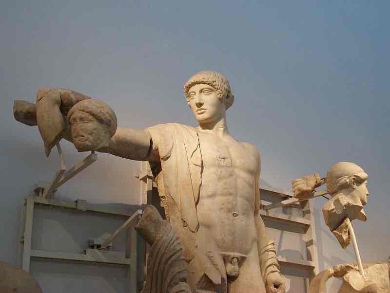 <p>Temple of Olympian Zeus - east pediment</p>