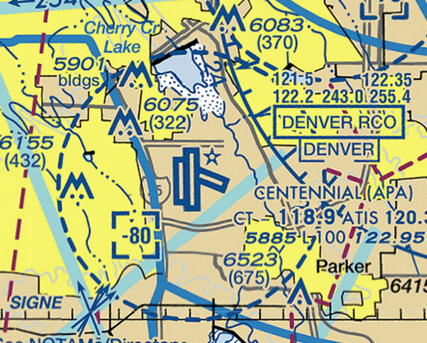 <p>An aircraft flying overhead Centennial Airport at 7800 feet MSL is flying in Class ____ Airspace</p>