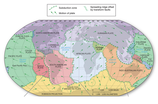 <p><strong>lithosphere plates</strong></p>