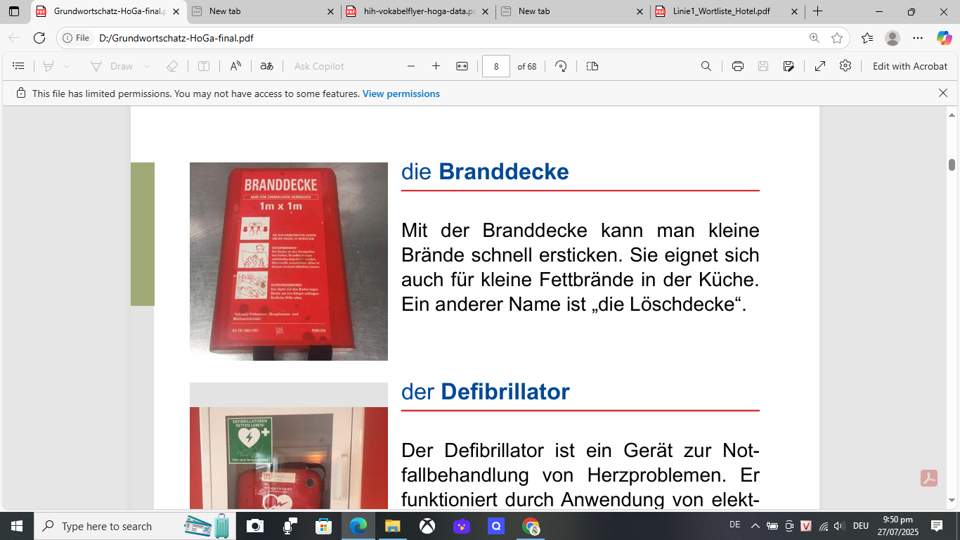 <p>die Brandlöschedecke ist ein wichtiges Sicherheitsinstrument in Hotels, um Feuer zu löschen oder zu ersticken. Sie ist in der Regel aus feuerhemmenden Materialien gefertigt. </p>