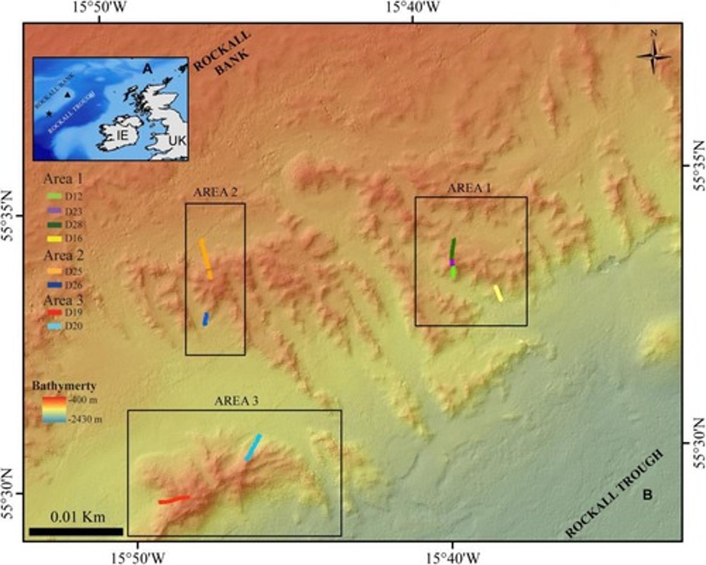 <p>Study of underwater depth of ocean floors.</p>