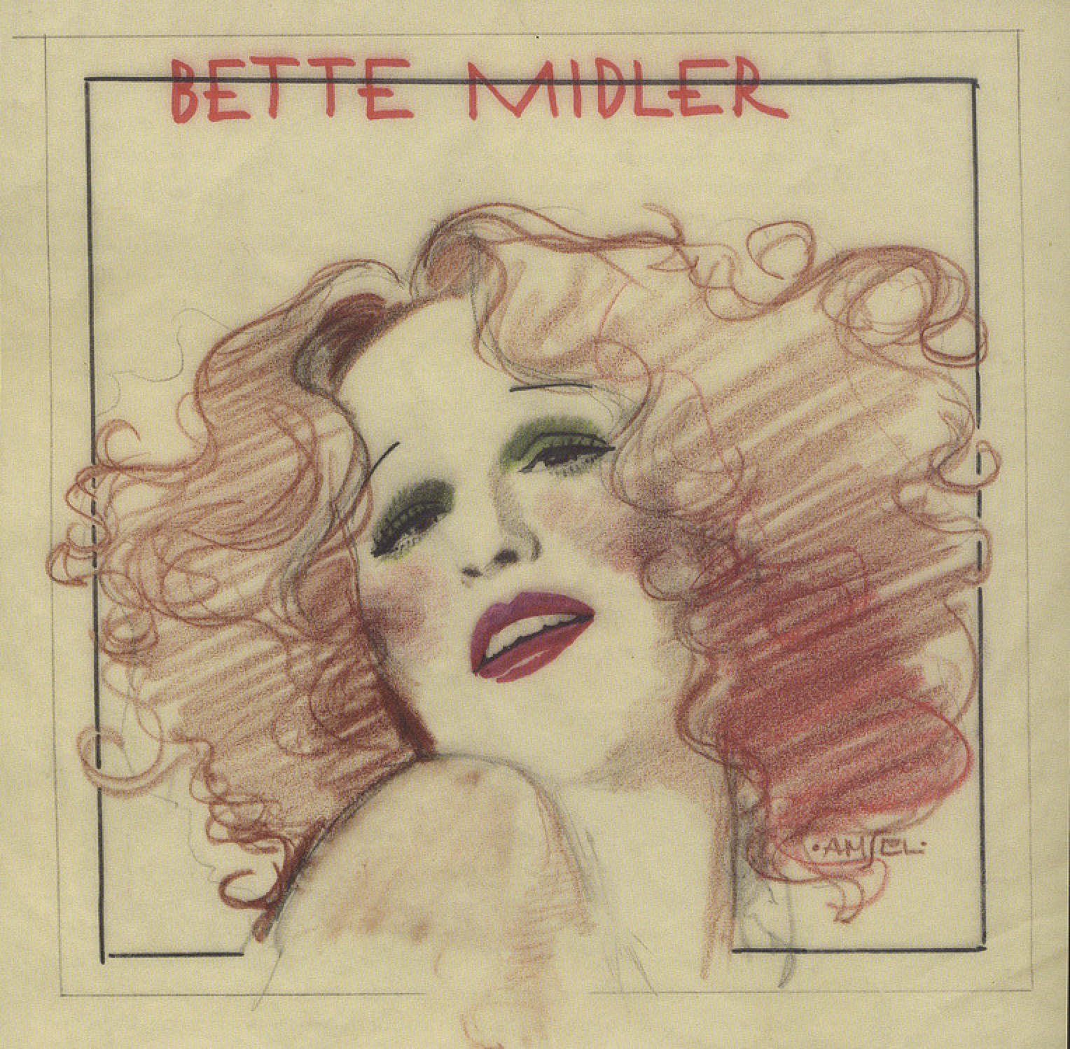 <p>A sketch for a young artist’s album cover</p>