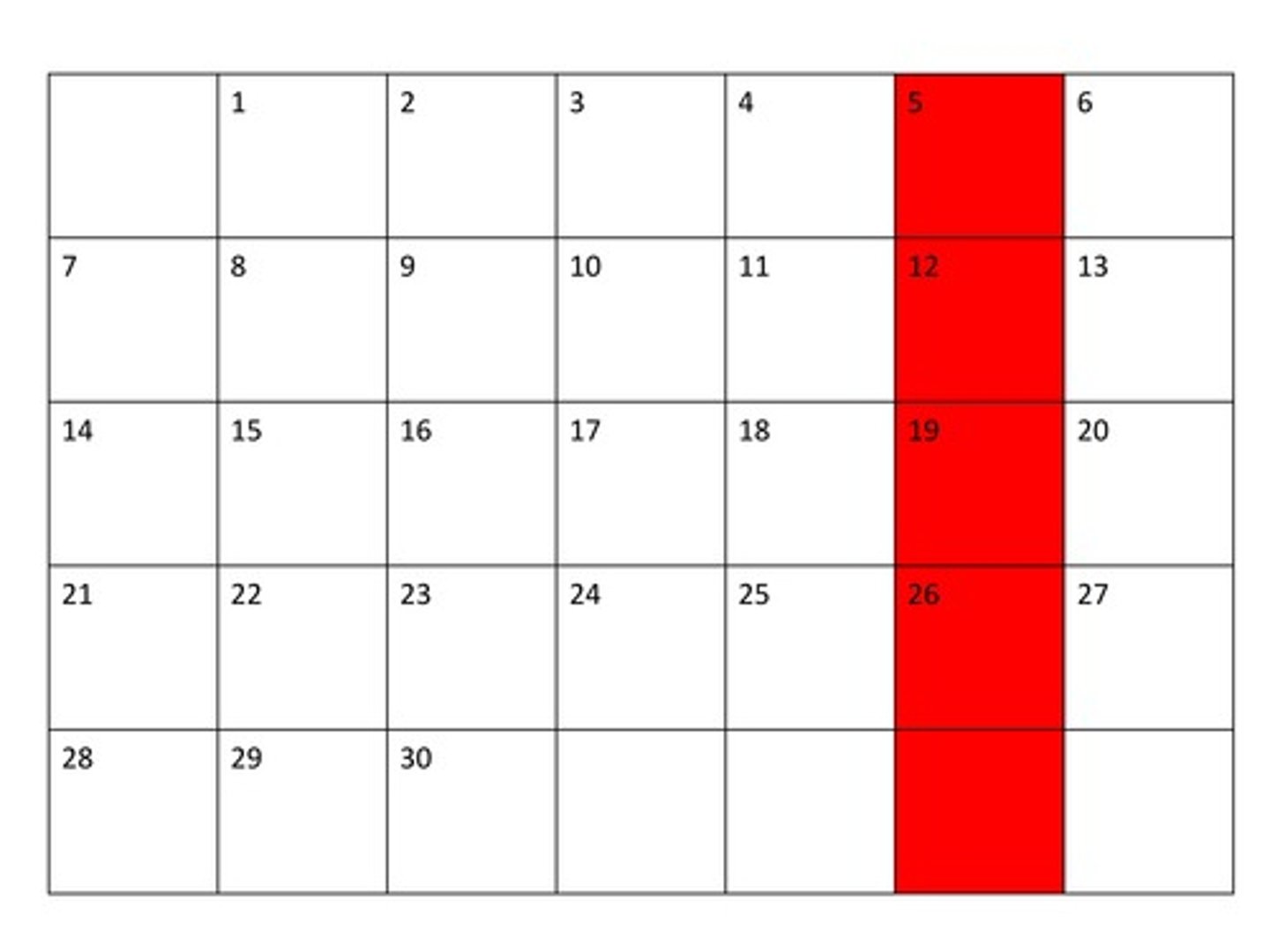 <p>Friday</p>