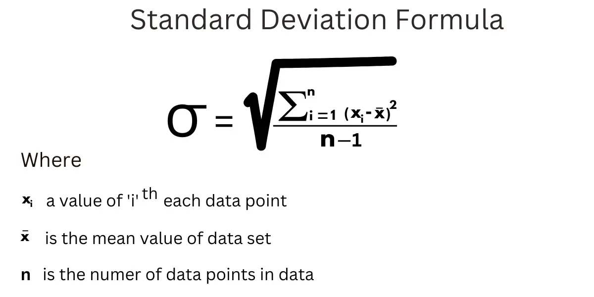 <p>Standard deviation is a measure of dispersement in statistics. “Dispersement” tells you how much your data is spread out. Specifically, it shows you how much your data is spread out around the <a target="_blank" rel="noopener noreferrer nofollow" href="https://www.statisticshowto.com/probability-and-statistics/statistics-definitions/mean-median-mode/#mean">mean</a> or <a target="_blank" rel="noopener noreferrer nofollow" href="https://www.statisticshowto.com/arithmetic-mean/">average</a>. For example, are all your scores close to the average? Or are lots of scores way above (or way below) the average score?<br>Small sd indicates that the data points are close to the mean =&gt; low dispersion</p><p>Large sd indicates that the data points are distant from the mean =&gt; high dispersion</p>