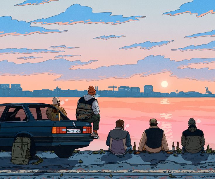 <p>Time of day when the sun starts to set and it begins to get dark.</p>