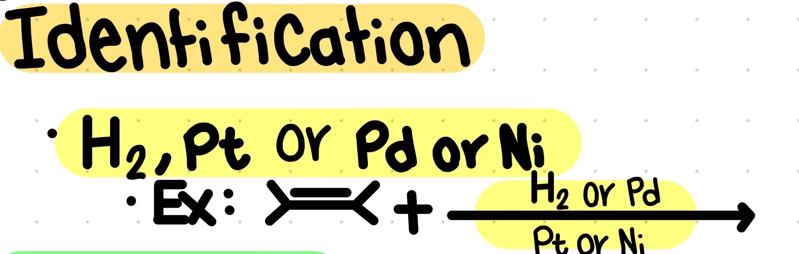 <p>Hydrogenation (reduction) </p>