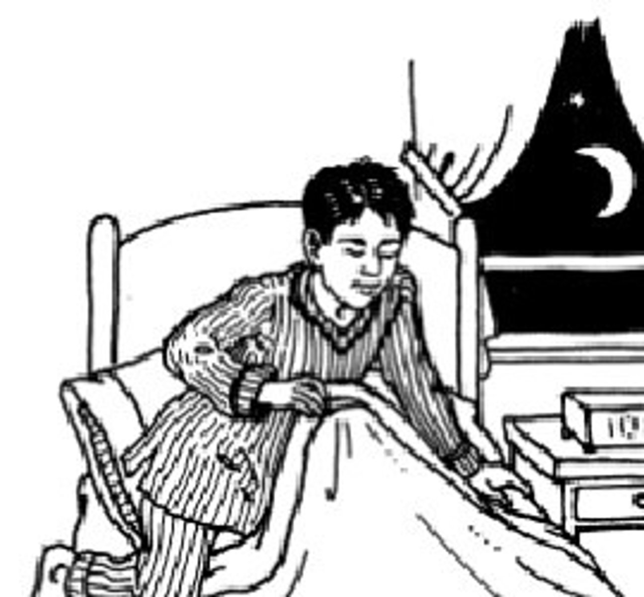 <p>to go to bed</p>