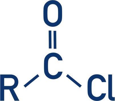 <p>FG: -COCl </p><p>Suffix: -Oylychloride</p>