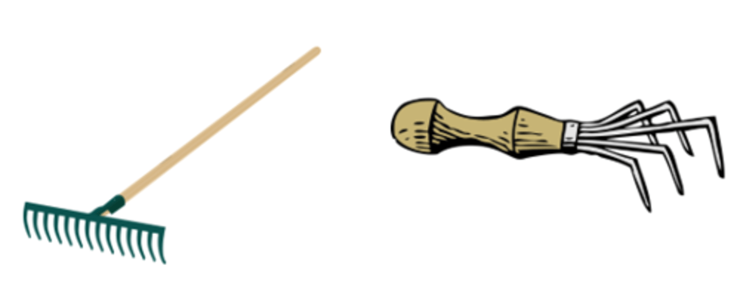 <p>a tool to break apart soil</p>