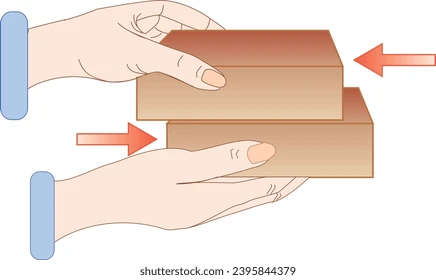 <p>Jessie is rubbing these two blocks together in music class. This is an example of what type of force?</p>