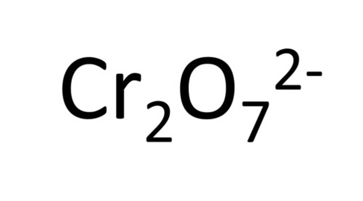 <p>Cr2O72-</p>