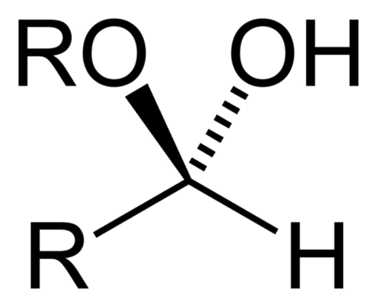 <p>functional group containing an ether group &amp; a hydroxyl group bonded to the same carbon atom</p><p>(When H and the R next to the H are carbon groups this functional group is sometimes called hemiketal [outdated])</p>