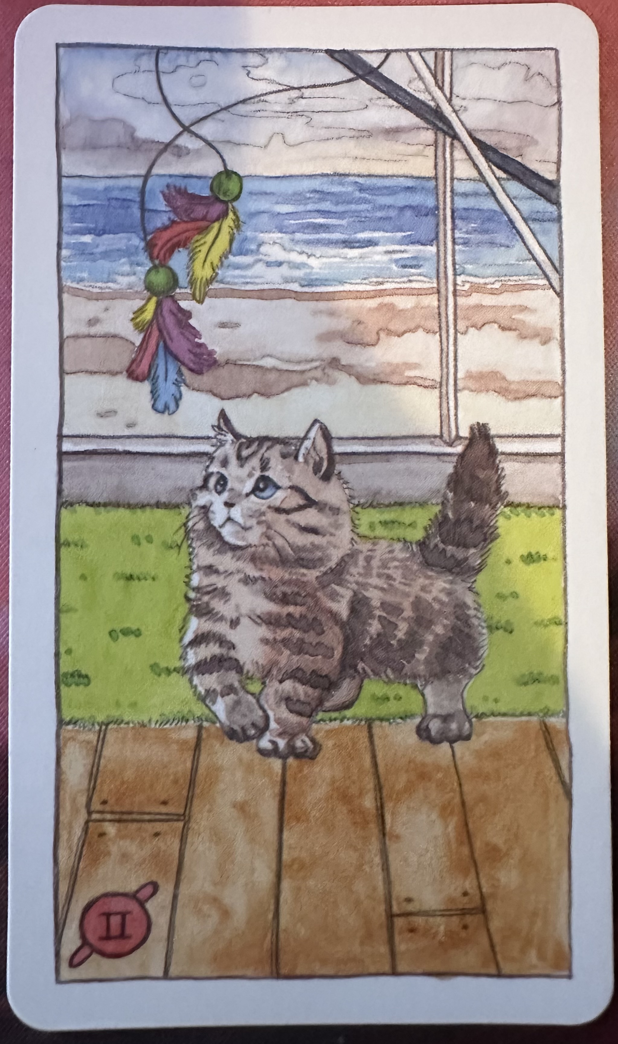 <p>Two of Wands (II) Upright</p>