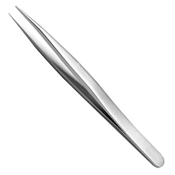 <p>tweezers: <strong>precision tools used to handle small samples and delicate tasks in the lab.</strong></p>