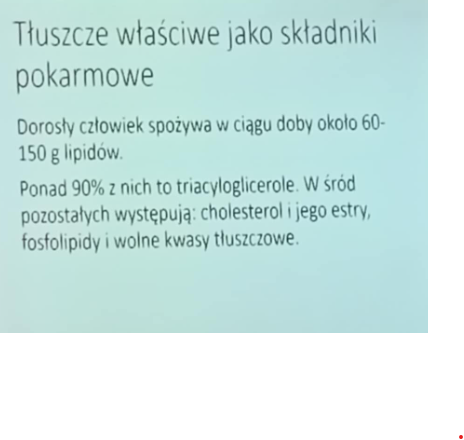 <p>ok 60-150 g, 90% z nich to triacyloglicerole </p>
