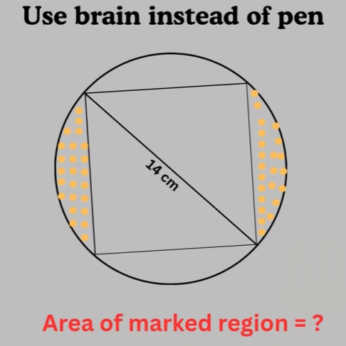 <p>Hvad er arealet af den farvede side?</p>