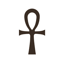 <p>An ancient Egyptian symbol shaped like a cross with a loop at the top, representing life and immortality.</p>