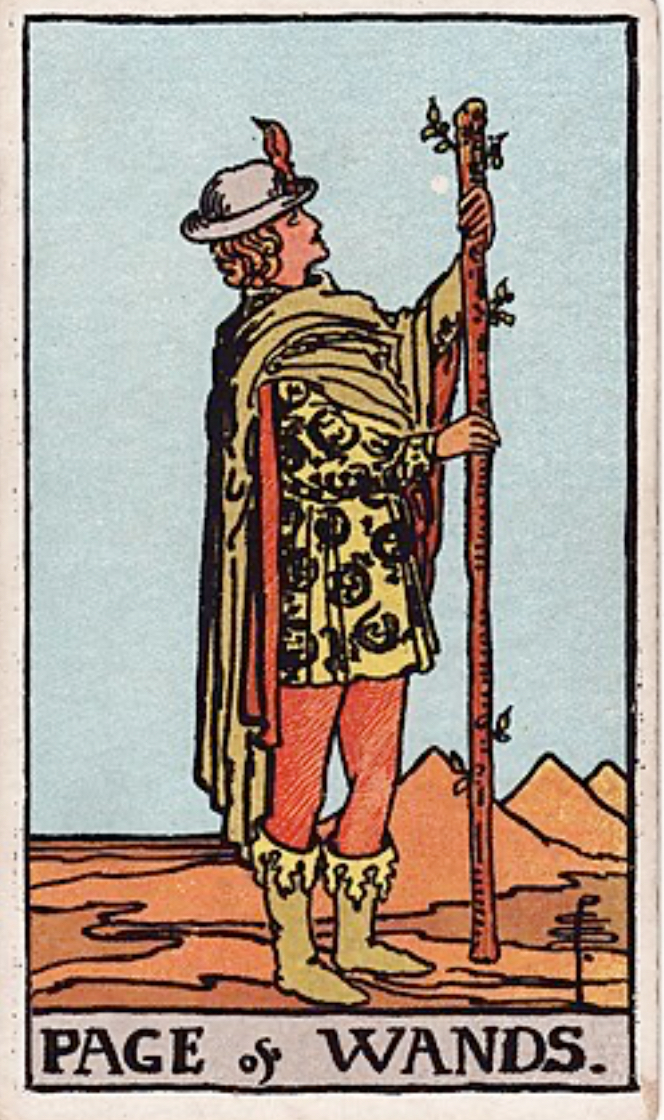 <p>Page of Wands</p>