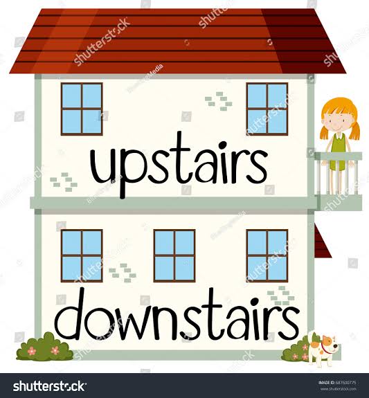 <p>Upstairs</p>