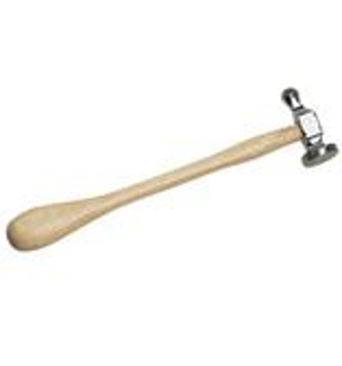 <p>to ornament metal by indenting into a surface with a hammer</p>