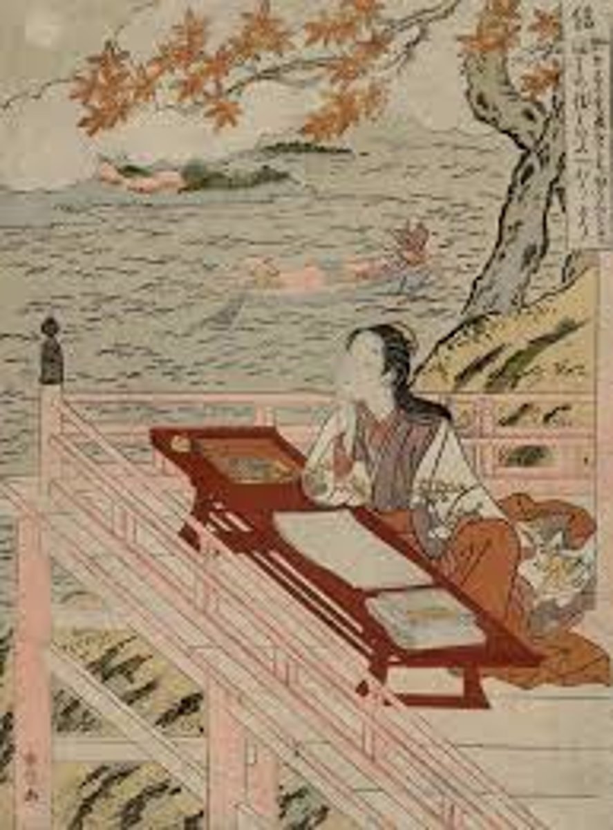 <p>Great Japanese writer known for the first novel called The Tale of Genji</p>
